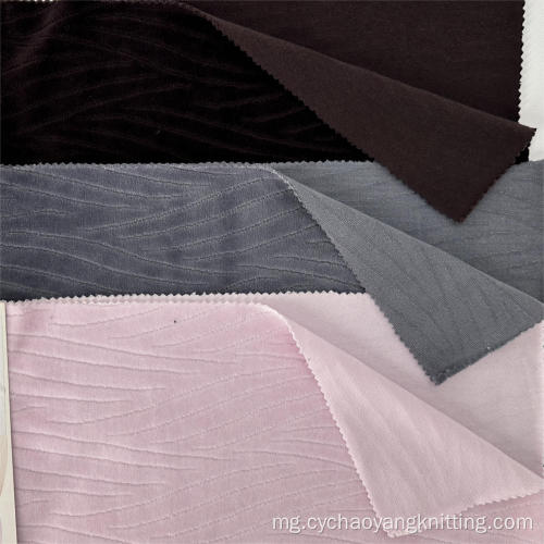 Ny lamba vita amin'ny velvet polyester vita pirinty
